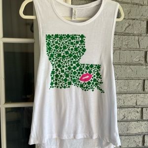 Louisiana St. Patrick’s day tank
